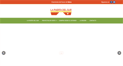 Desktop Screenshot of lapuertadelsur.com